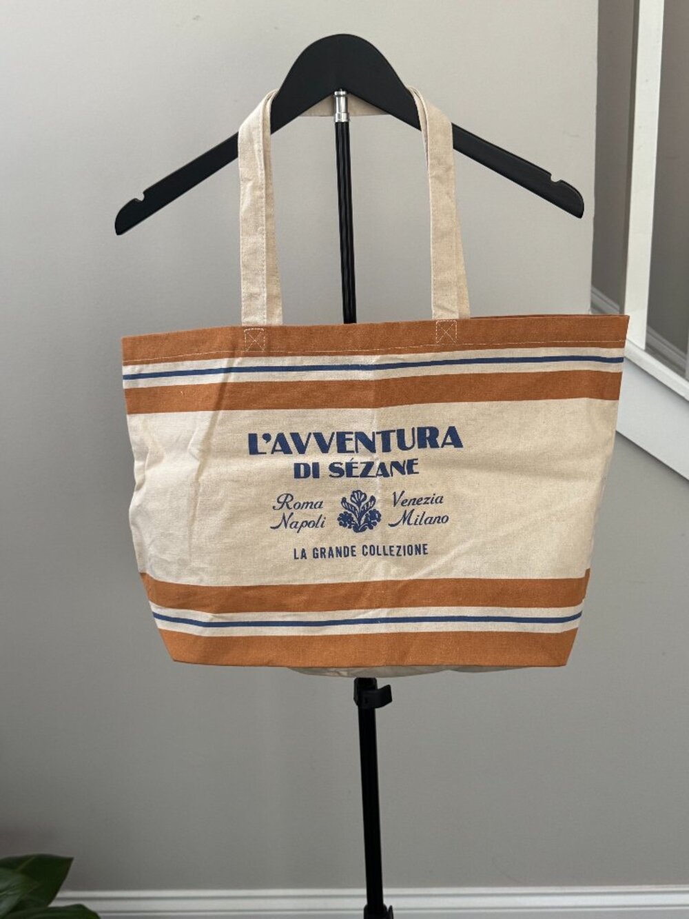 Italy We Have You Covered Sezane Cloth Tote Bag - NWOT - Picture 6 of 11